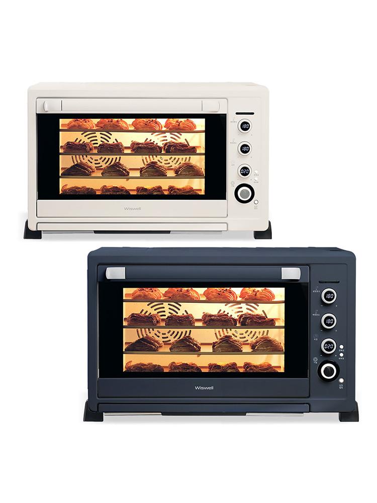 위즈웰 루미오븐 80L 4단 홈베이킹 전기 컨벡션 오븐 제과 제빵 마카롱 가정용 베이킹