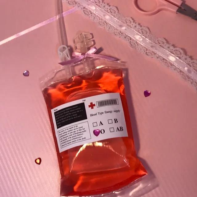 혈액 음료 팩 /졸업사진/컨셉사진/할로윈/코스프레 소품