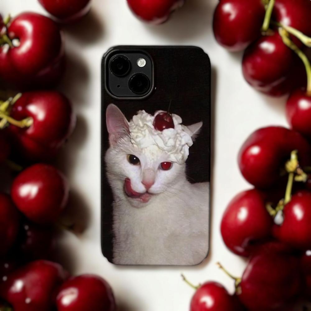 누리라움 체리베리맛냥 아이폰케이스 11 12 14 프로 맥스 케이스 전기종