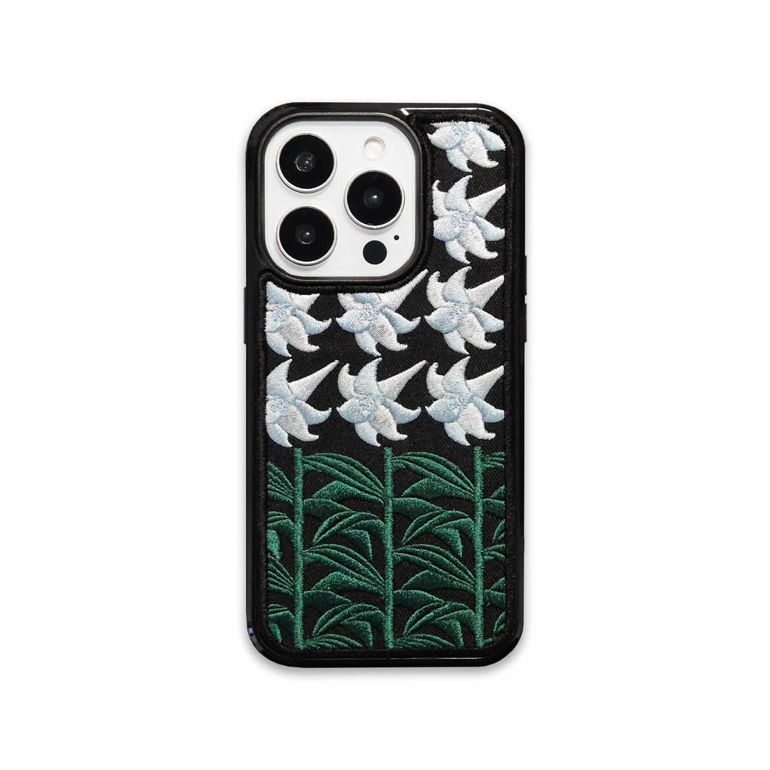 TEXTILE PHONE CASE [LILY]