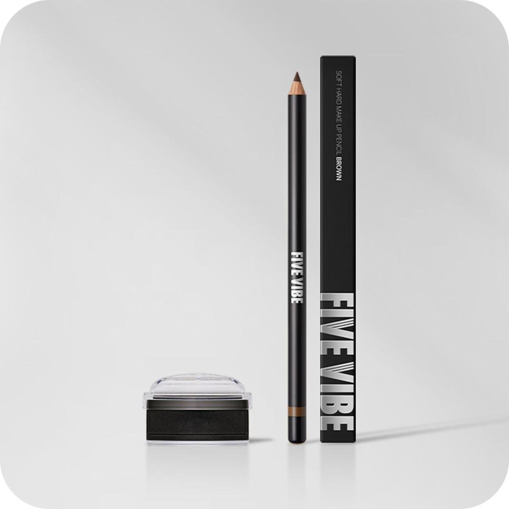 파이브바이브 소프트 하드 메이크업 펜슬 + 샤프너 2종 세트