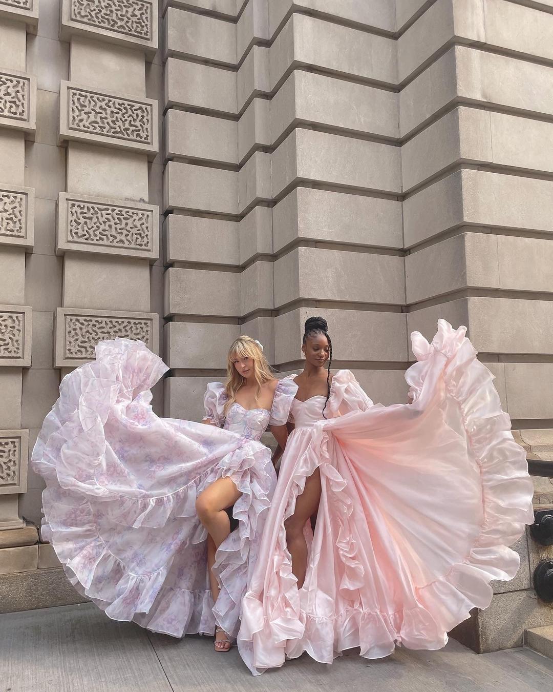 The Ribbon Dancer in Bloom Bridal Gown - XXS