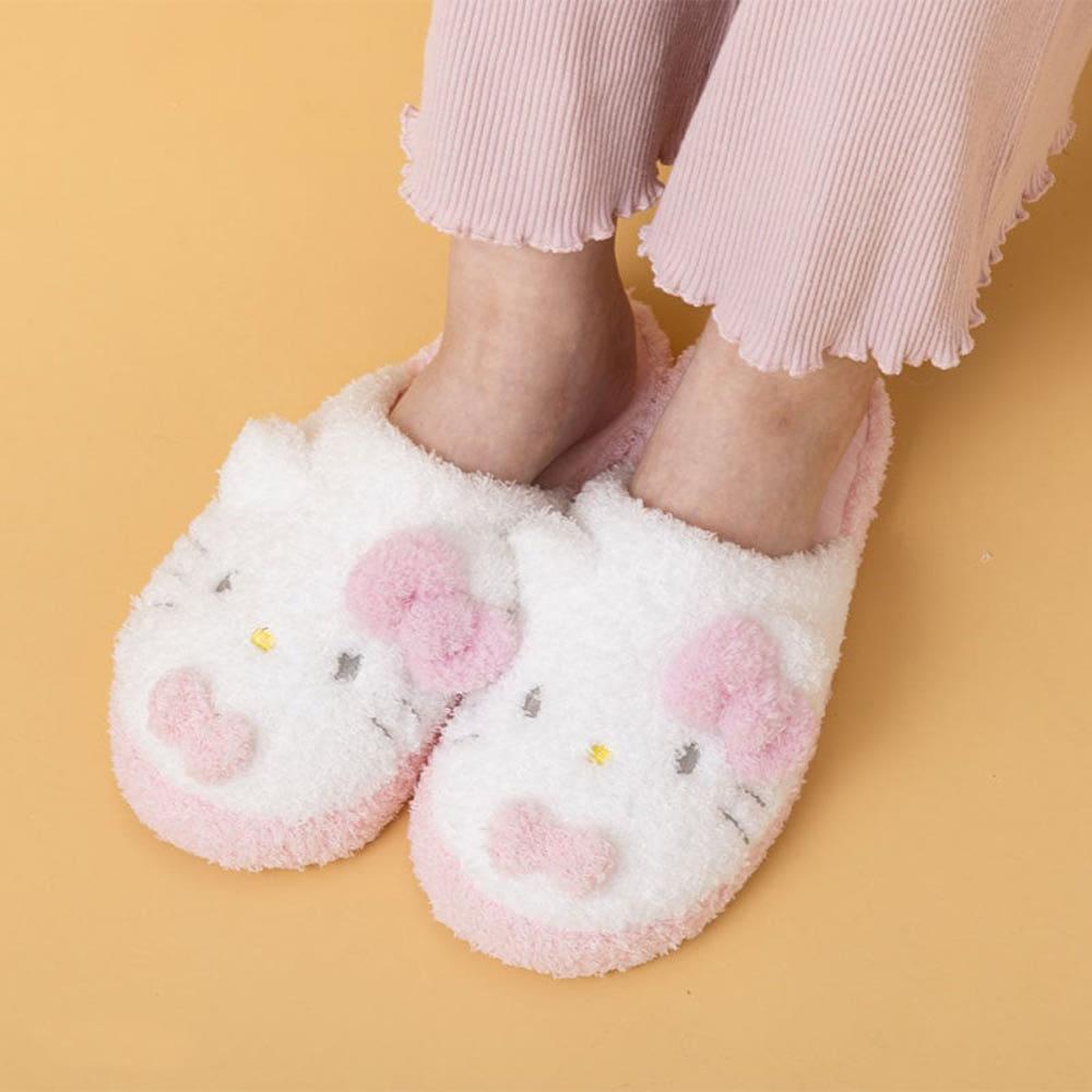 산리오 복슬복슬 뽀글이 실내슬리퍼 쿠션 거실화 거실 실내화 실내 슬리퍼 헬로키티
