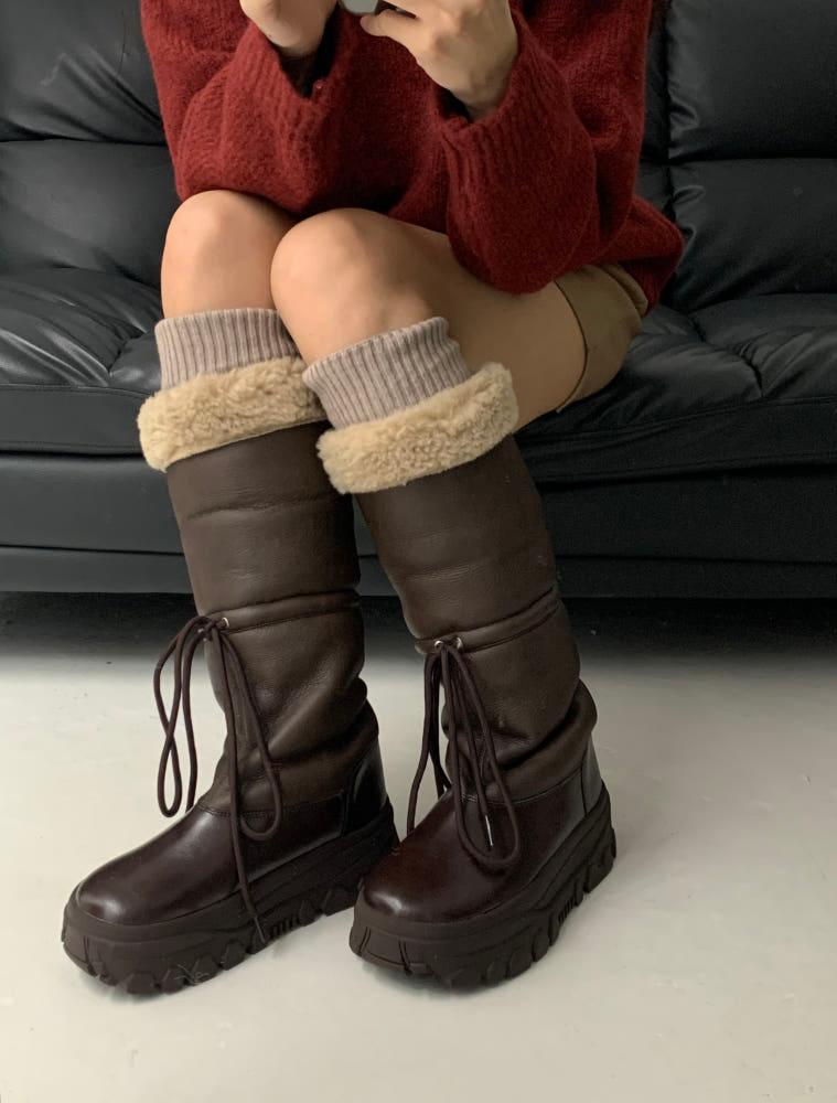 folding fleece mustang 2way boots (S,M,L)