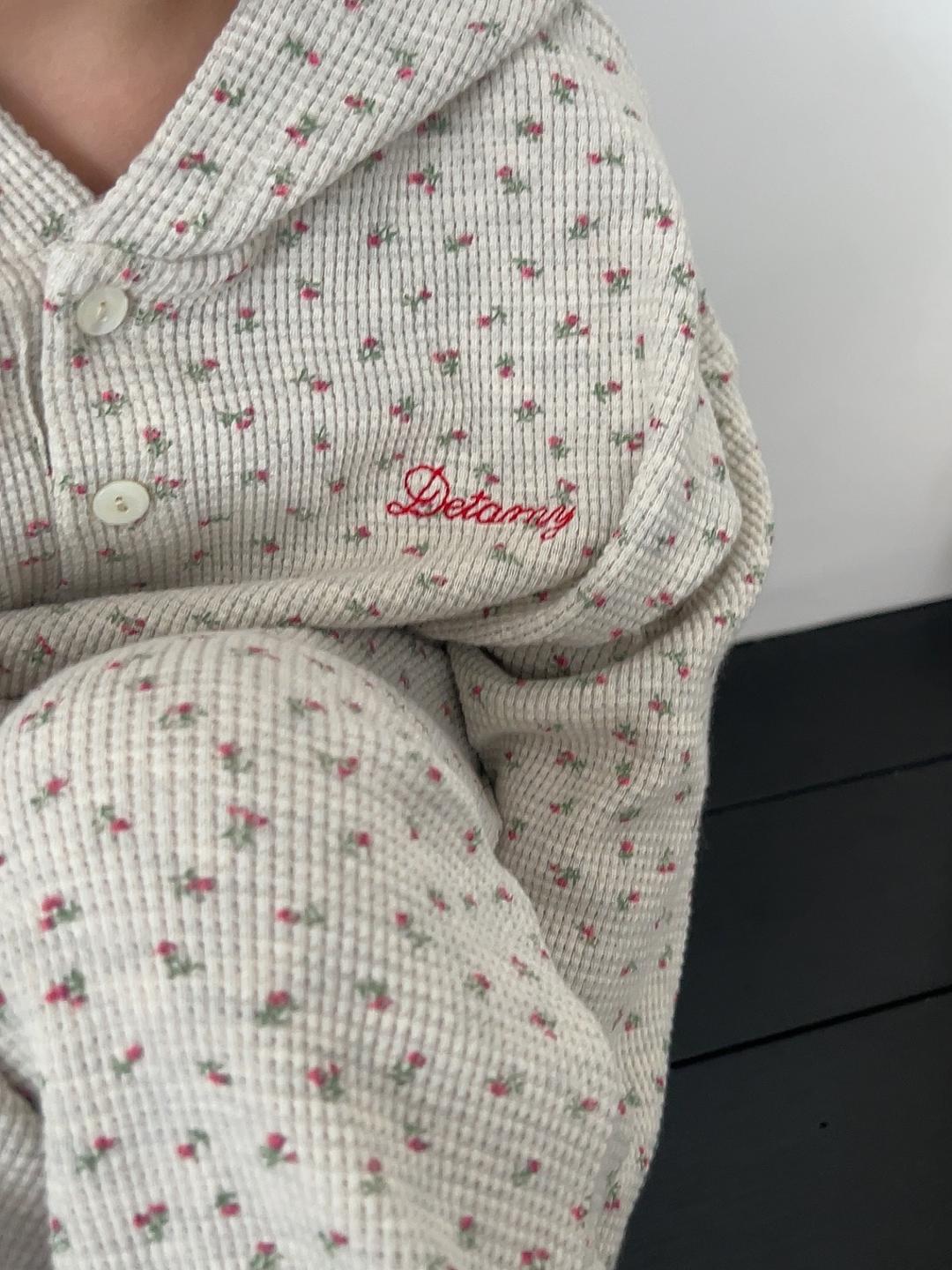 [DETAMY]  24# 꽃와플후디