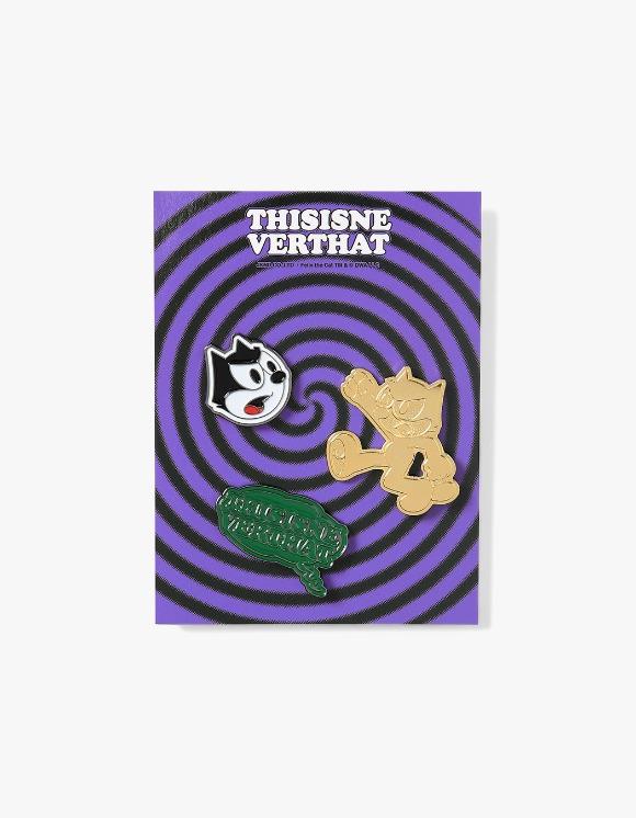 Felix the Cat Pin Set - Multi