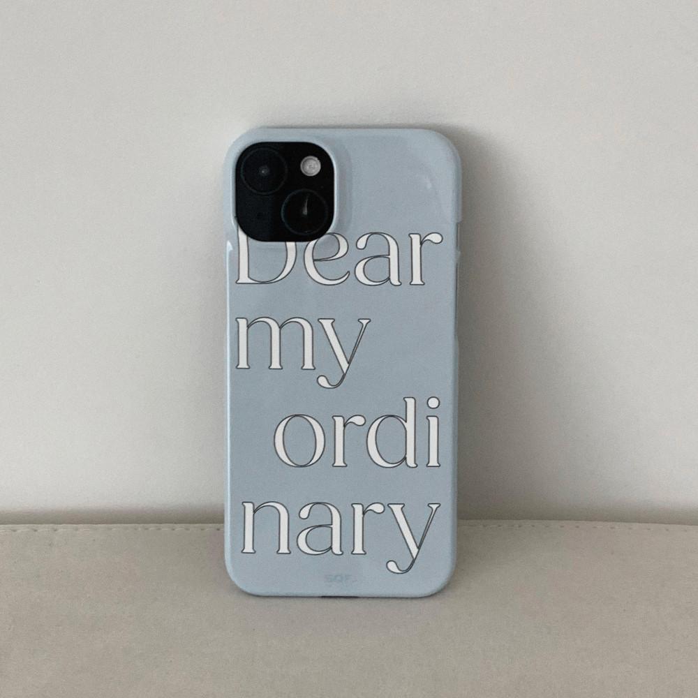 소프 | fog blue ordinary 유광하드 폰케이스