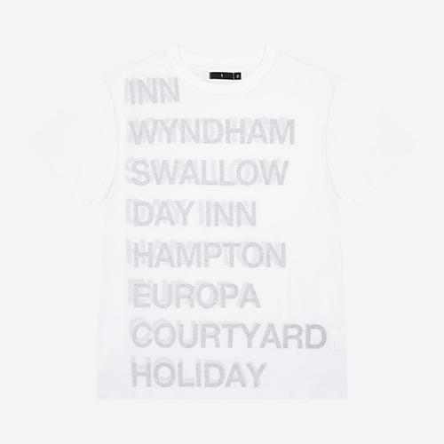HIGHWAY INN TEE (WHITE/BLACK)
