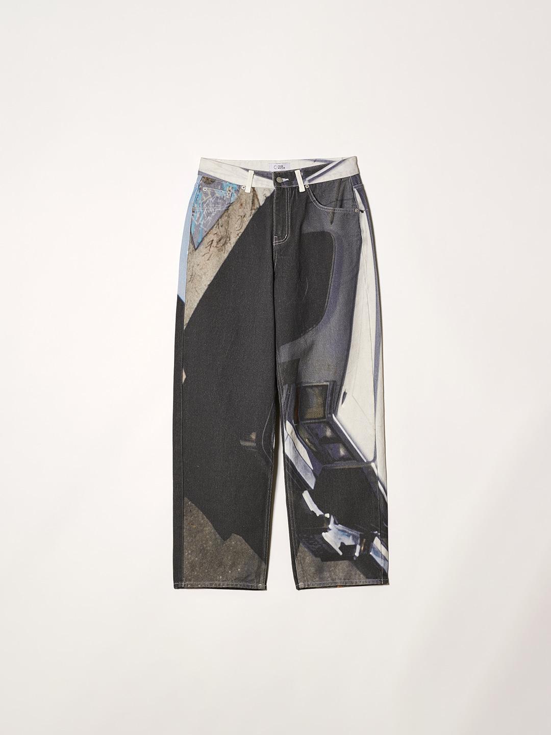 올드카 데님 팬츠 (화이트)