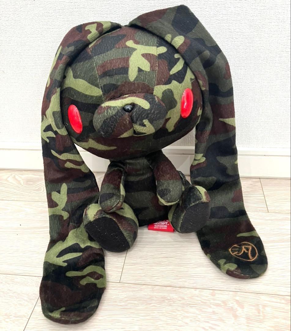 美品　汎用ウサギ　迷彩柄　カモフラ　mori chack