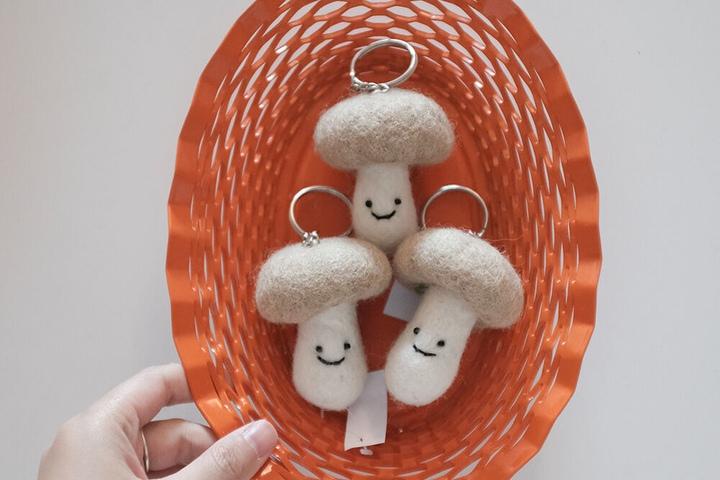 VEGETABLE_야채 키링 (머쉬룸)