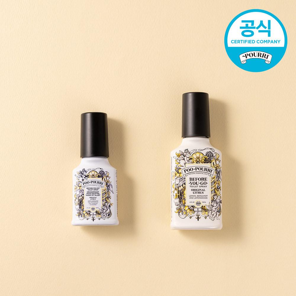 [푸푸리] 토일렛퍼퓸 59ml (100회분) +118ml (200회분)