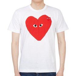 [꼼데가르송] 레드하트와펜 AZ T220 051 1 남자 반팔티셔츠