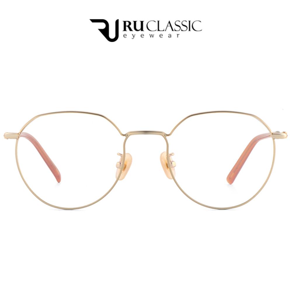 루클래식 RU CLASSIC 802 C01 골드 베타티타늄 라운드안경테