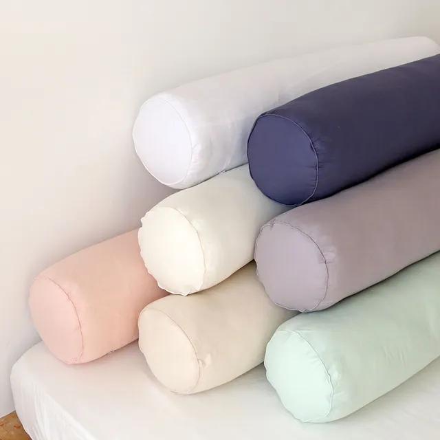 데일리 60수 아사 순면 원형 롱쿠션 바디필로우 7color