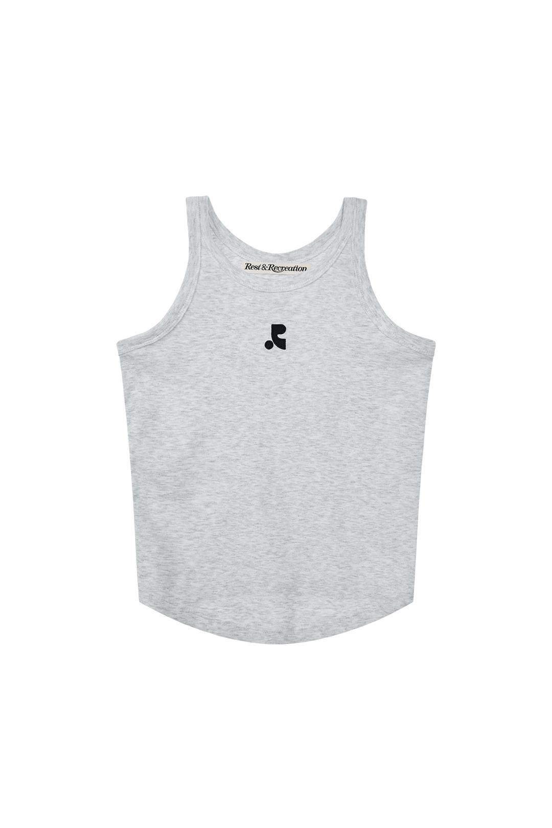 RACER TANK TOP - LIGHT GREY