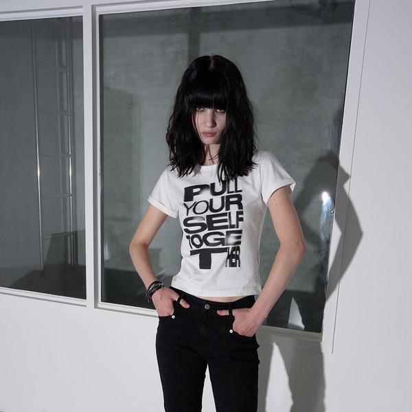 SELF TOGETHER 아트워크 하프 슬리브 [화이트]