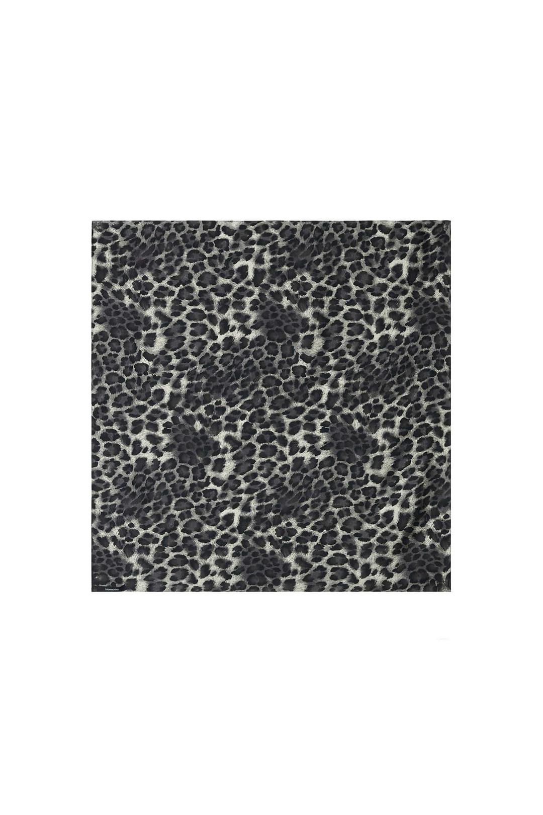 LEOPARD SCARF (GREY)