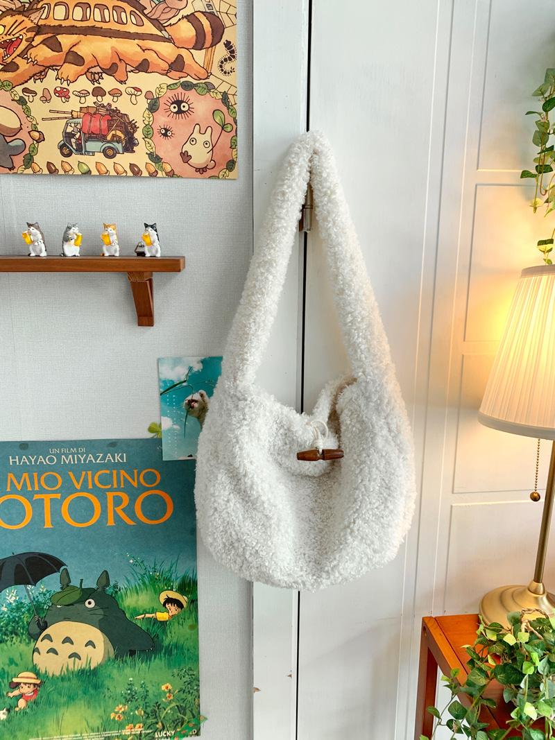 Pom toggle bag ( 3 color )