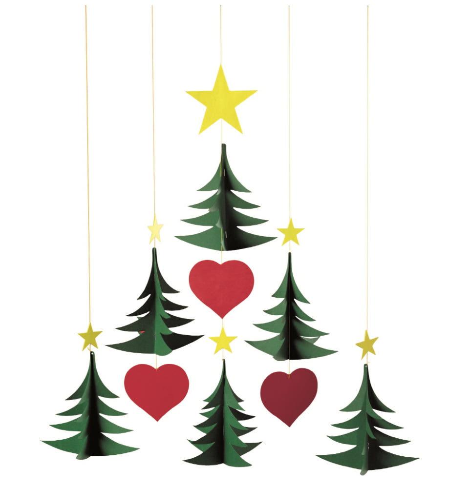 [Flensted mobiles] 플렌스테드 모빌 091a 크리스마스 트리 6  Christmas Trees 6