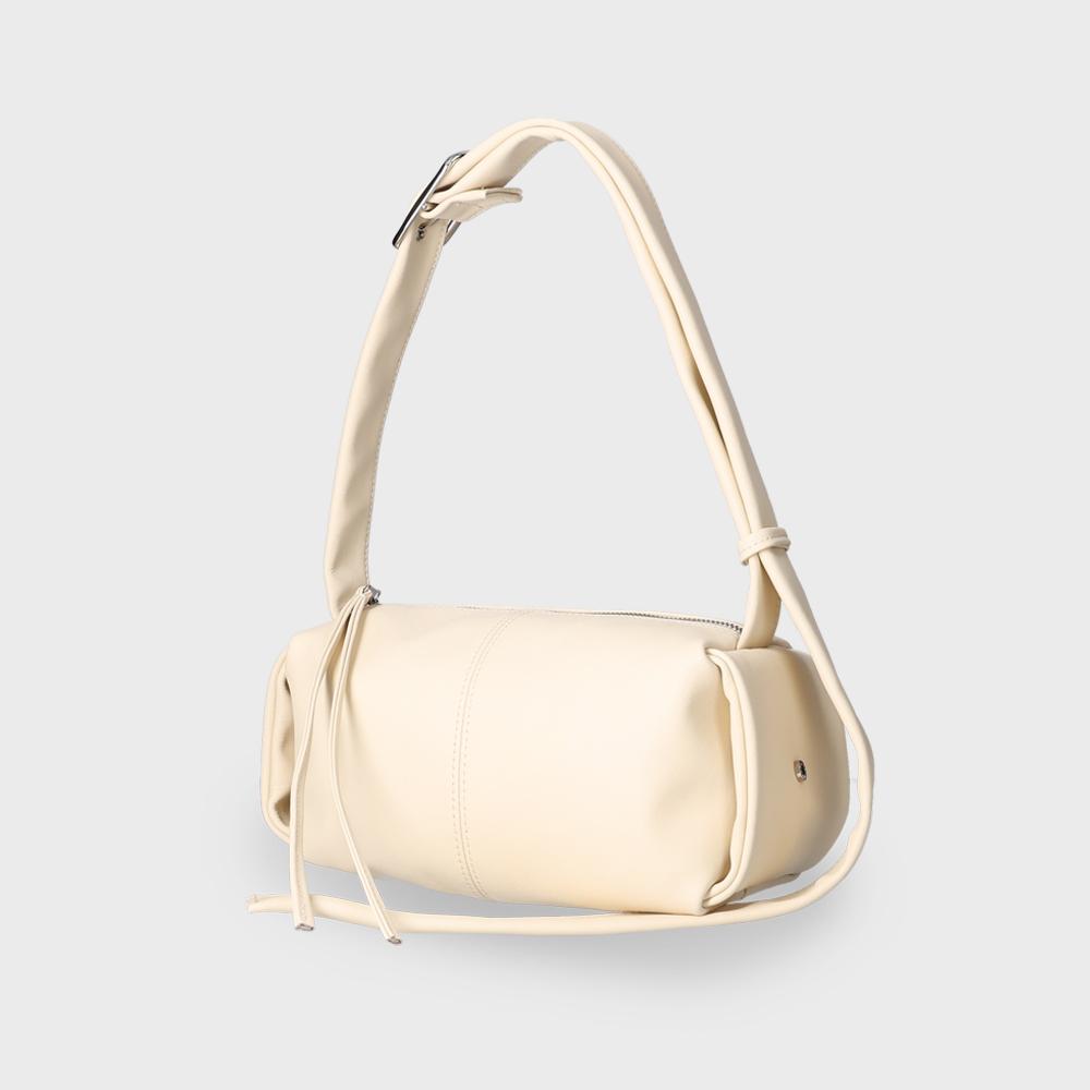 PEANUT BAG COW LEATHER IVORY