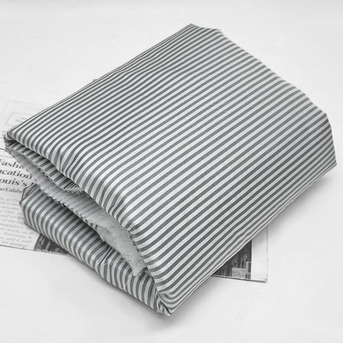 [1869] 1온스 패딩 그레이 세로 스트라이프