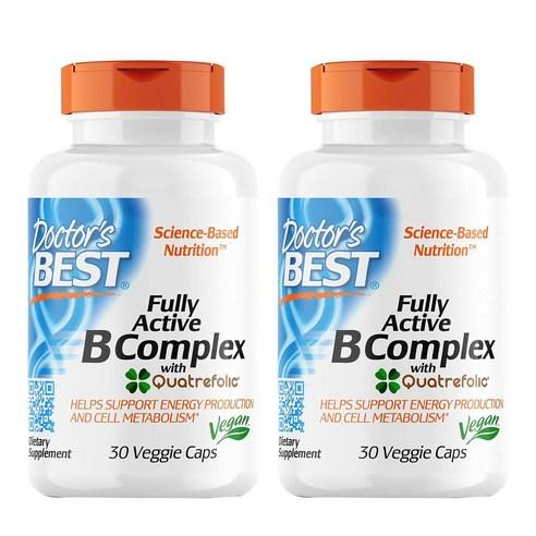 닥터스베스트 풀리 액티브 B 컴플렉스 베지 캡, 30정, 2개 - 영양제 | 쿠팡