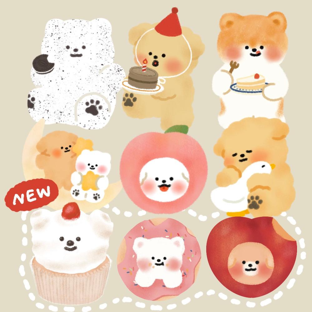 고미콩 리무버블 9종 / 리무버블 스티커