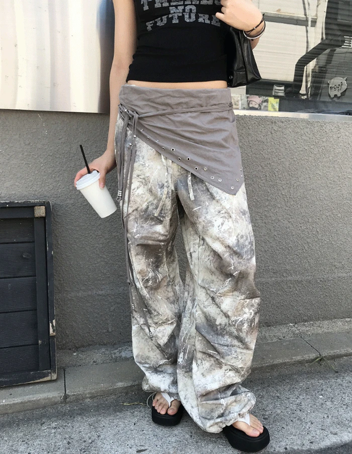 게이트 스머징 팬츠