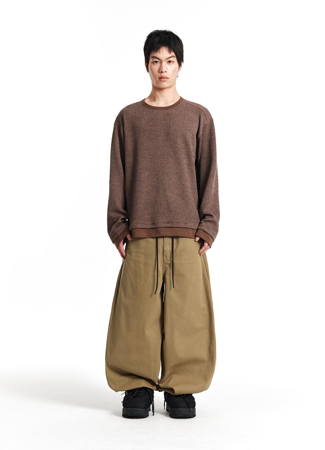 STURDY BALLOON PANTS (BEIGE)