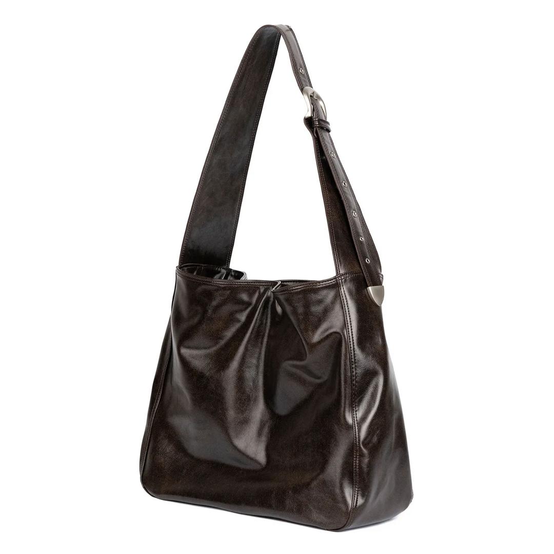 [Ships on 3/31] [WITH 함준수] Hh belted bag 2way (Brown)