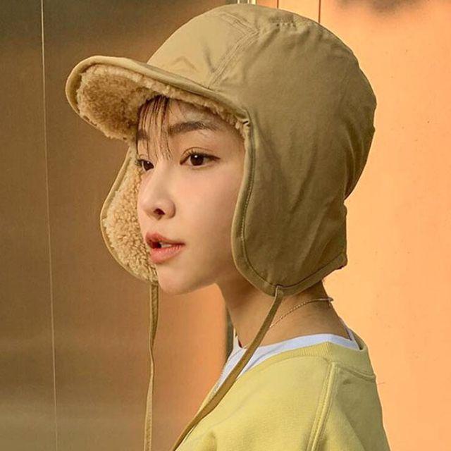 양털 뽀글이 양면 귀달이 귀마개 군밤 방한 모자
