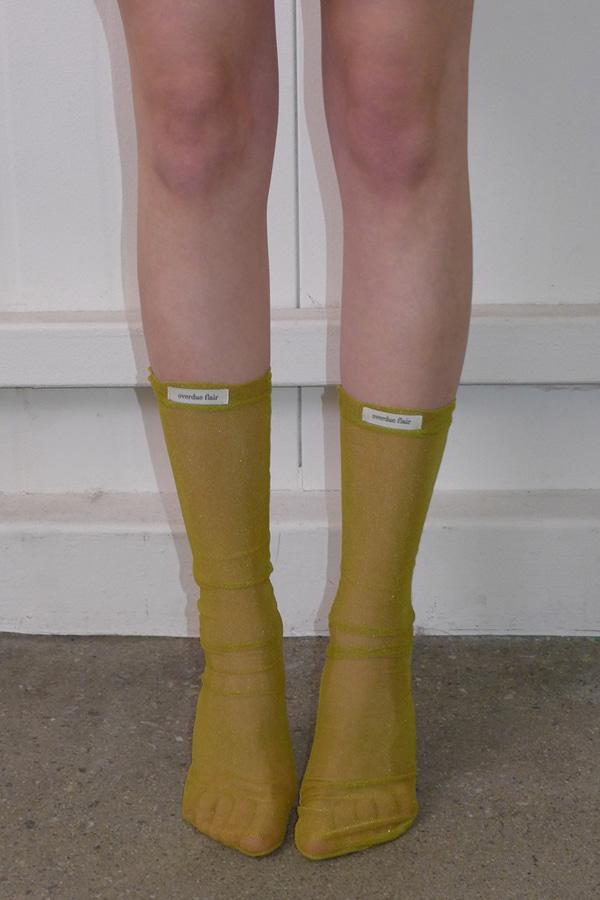 MESH SOCKS_OLIVE