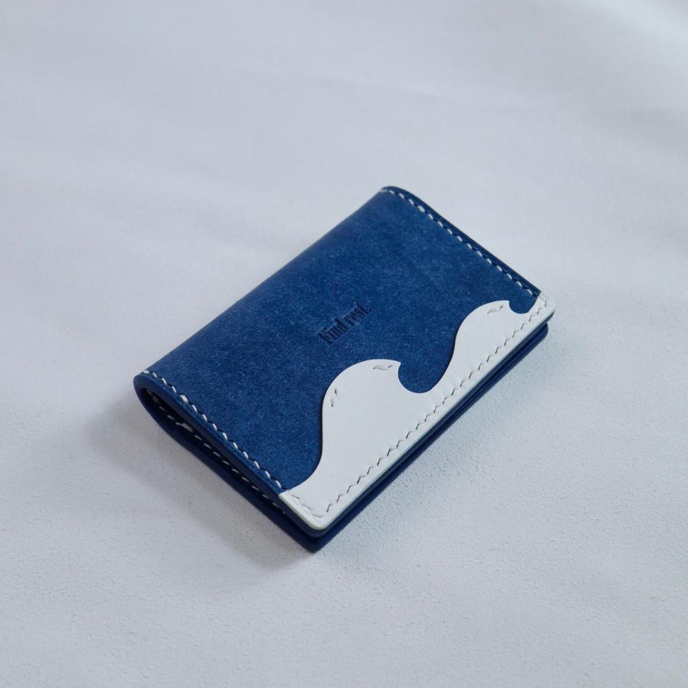 파도 미니 바이폴드 지갑