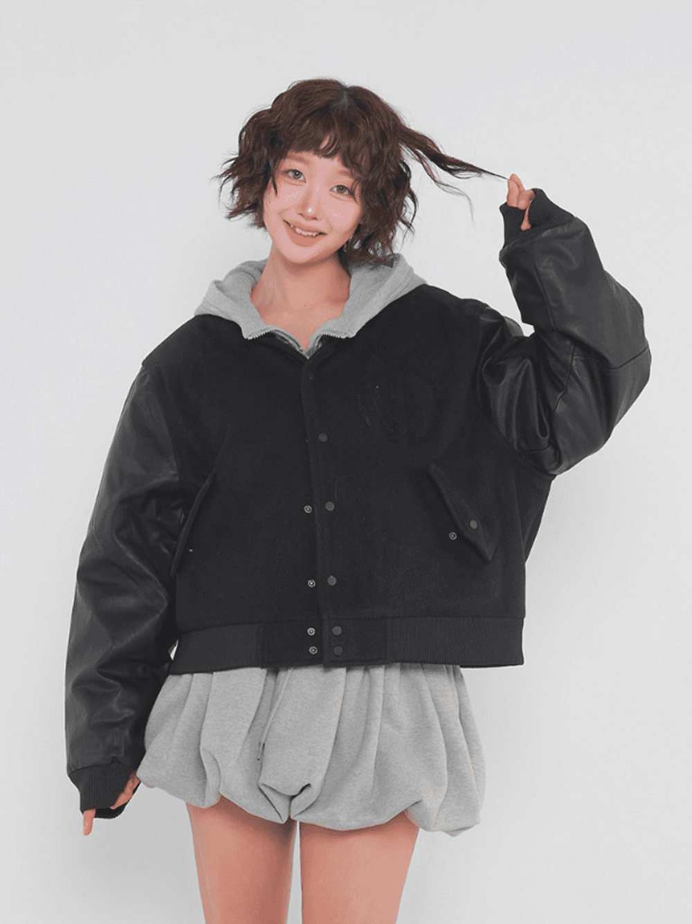 EVERYDAY VARSITY JACKET (BLACK)