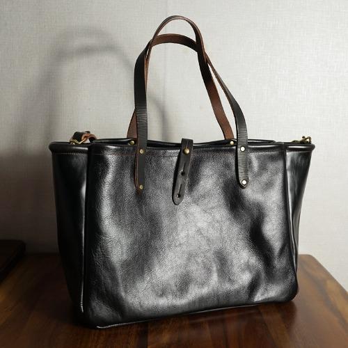 Lemericana Leather Tote Bag (Black) 르메리카나 가죽 토트백
