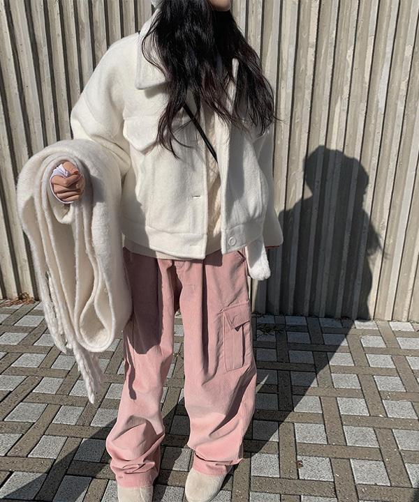 바룬 골덴 카고 맥시 와이드 팬츠 (2color)