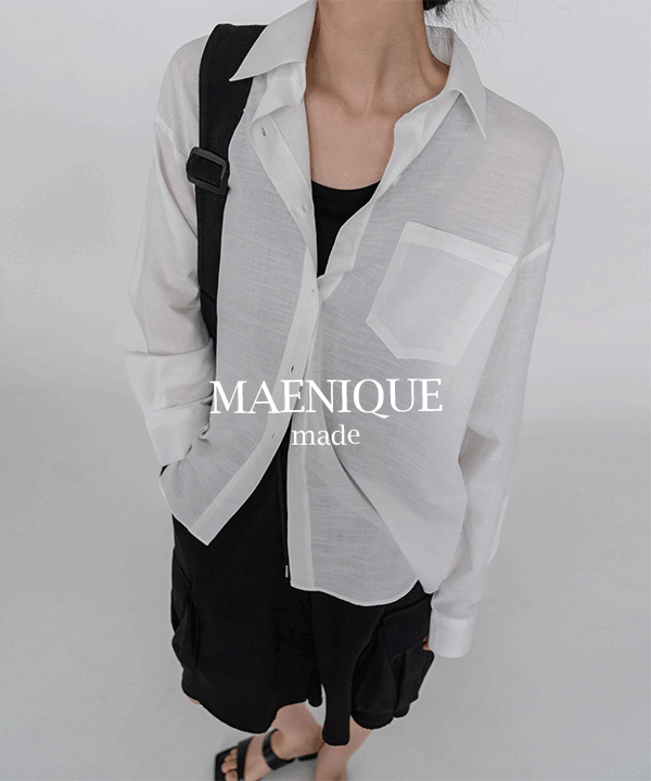 [MAENIQUE MADE] 디에이 오버핏 썸머 린넨 셔츠 (여름신상)