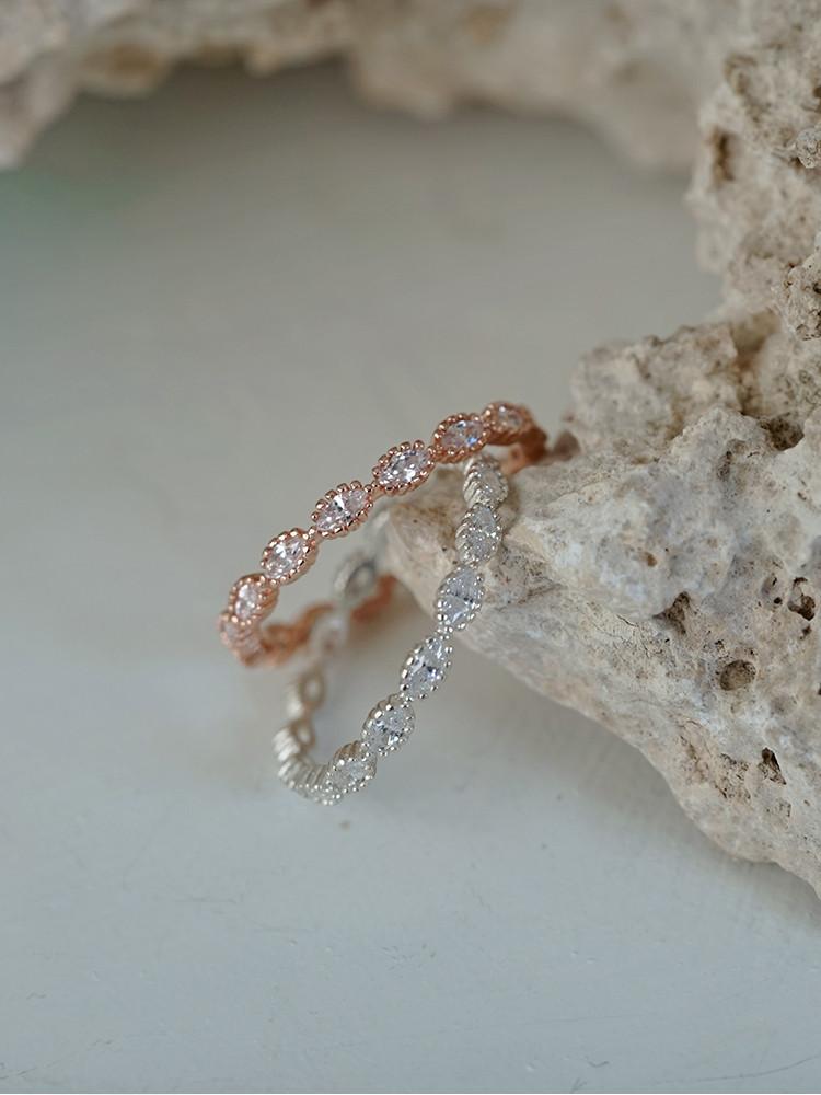 925silver 러블리 큐빅반지