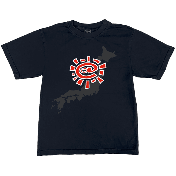 @sun japan tshirt - black