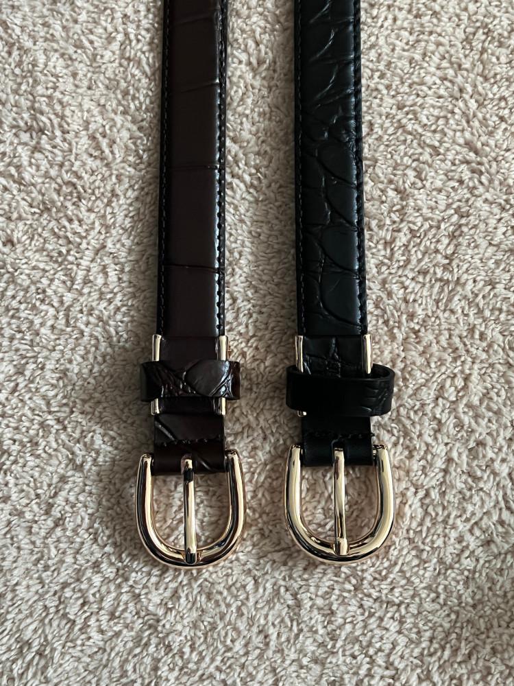 와니 소가죽 벨트 (2colors)