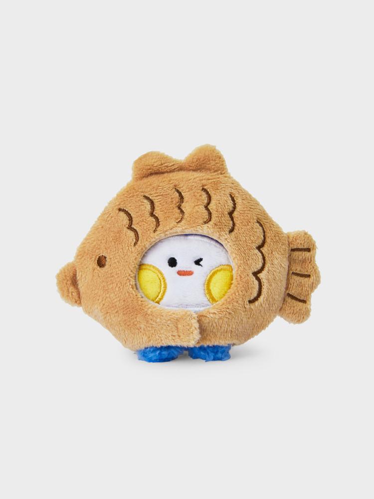 라인프렌즈 TRUZ WOOPY 미니 미니니 붕어빵 스낵 인형