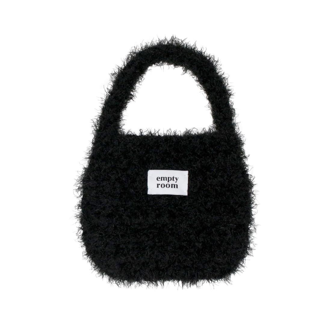 fluffy mini bag (black)
