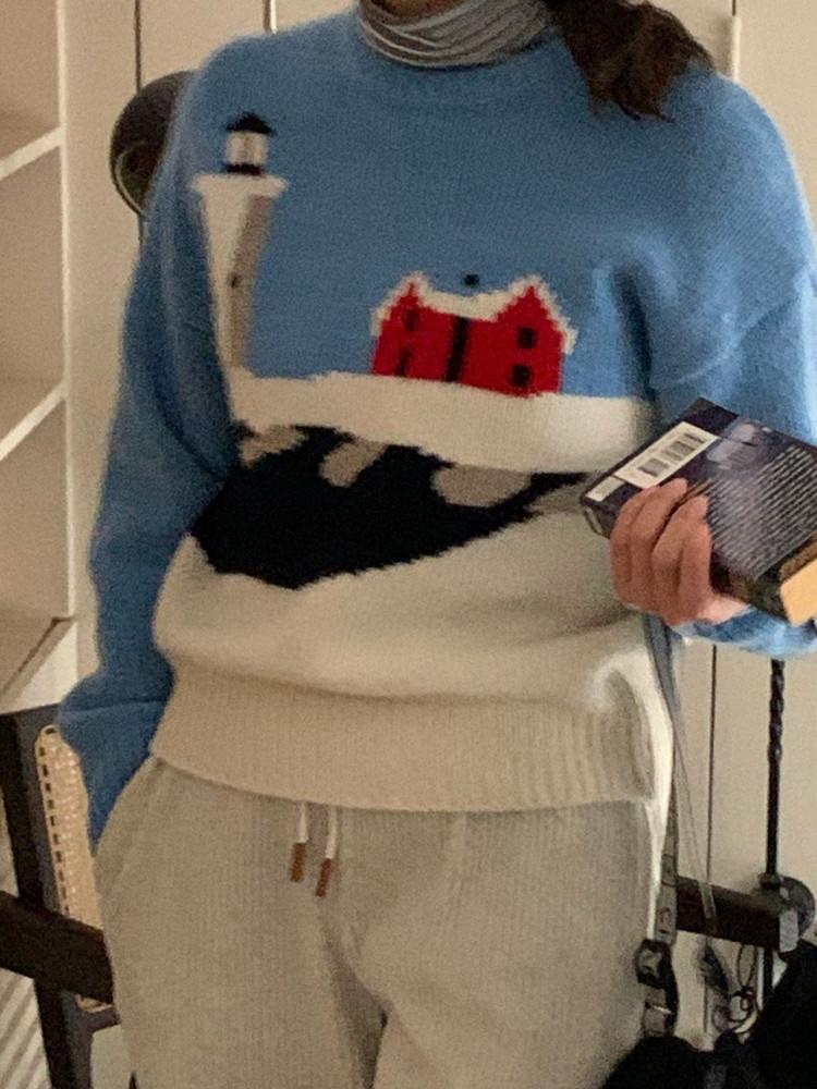 [블루당일] 솔드아웃 라이트 하우스 니트 2color