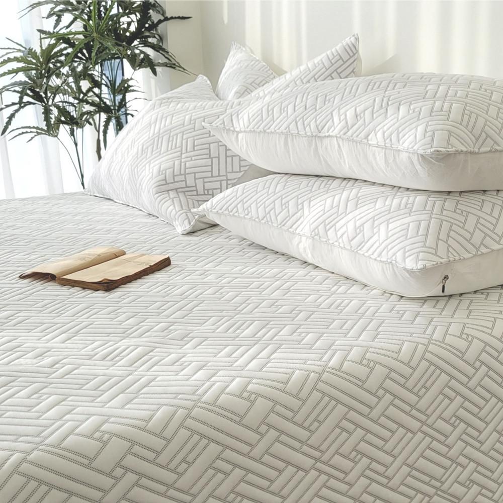 이브리다 휴비스 듀라론 냉감패드 여름 패밀리 침대패드 Q 고정밴드 없음