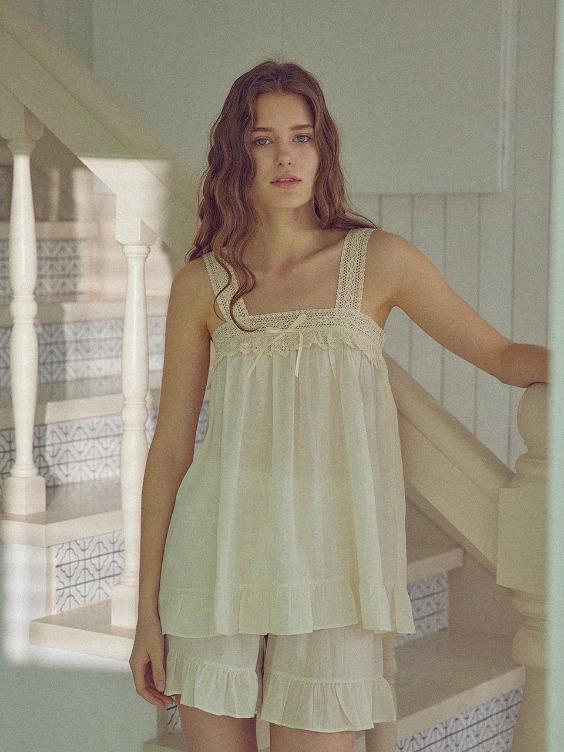 3860-BBUHT 에일 투피스 Cream