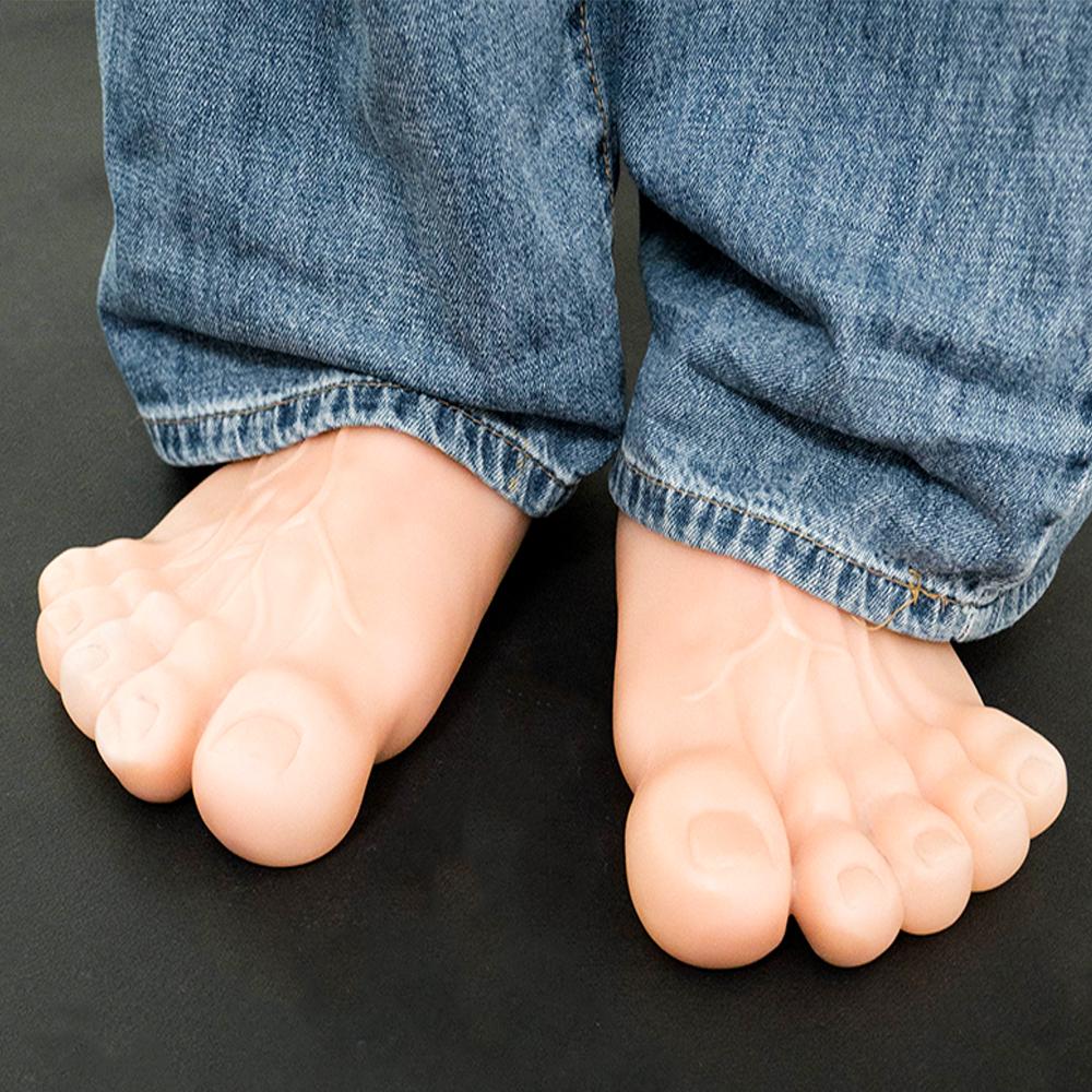 이거 신발인데요 대왕 발 슬리퍼