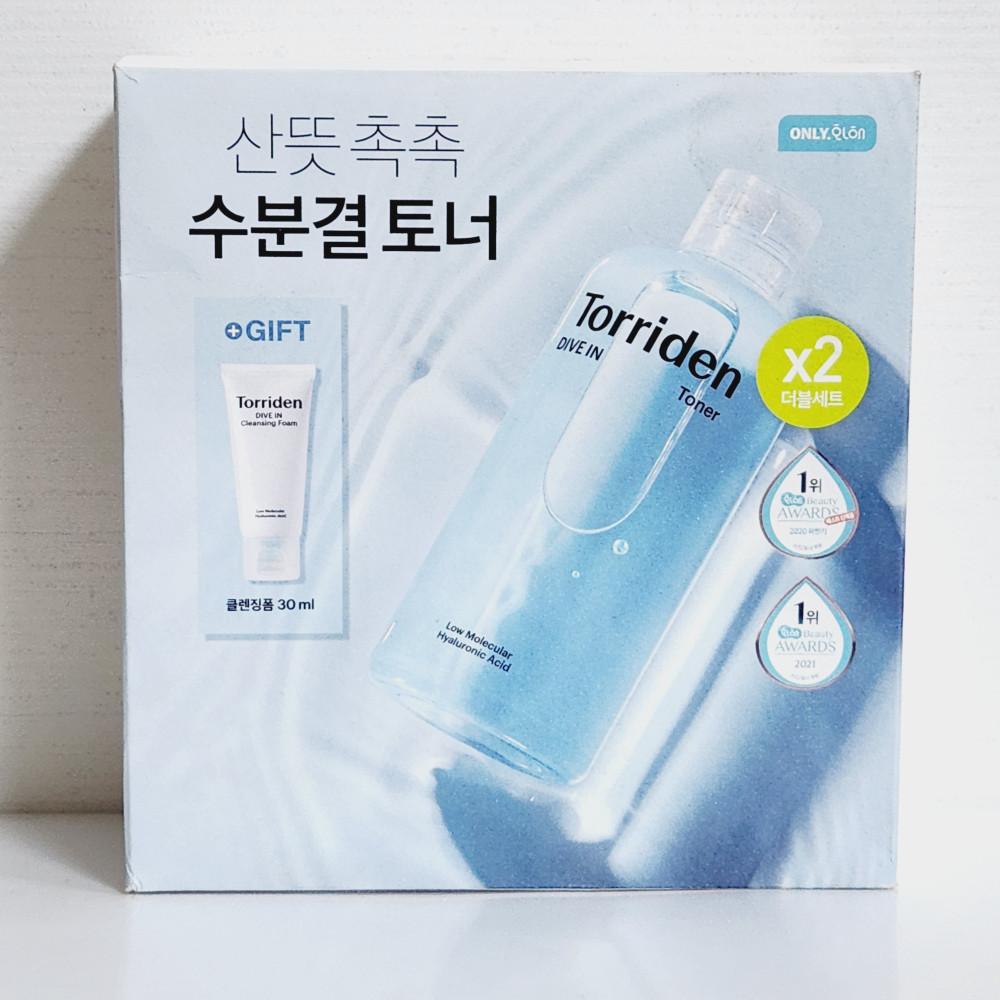 토리든 다이브인 저분자 히알루론산 토너 1+1 기획세트