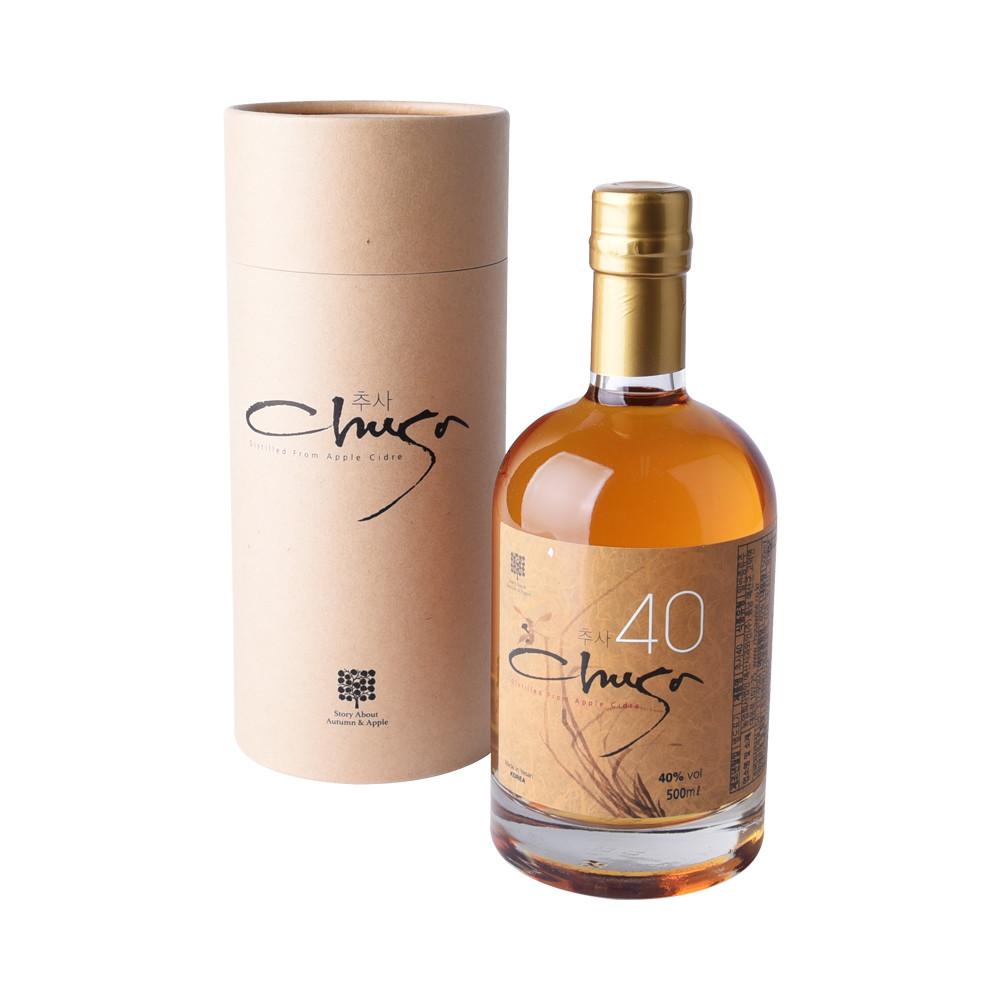 술픽 추사 40도 500ml 선물용  사과 소주 예산사과와인