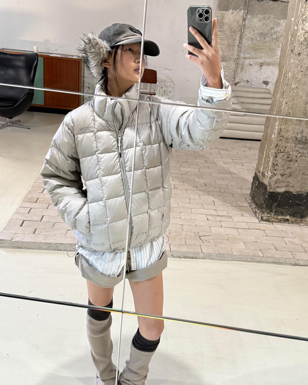 [12/8예약배송] LIGHT DOWN PADDING JACKET-LIGHT GRAY